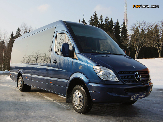 Pictures of Tamlans Pegabus Mercedes-Benz Sprinter (W906) 2006 (640 x 480)