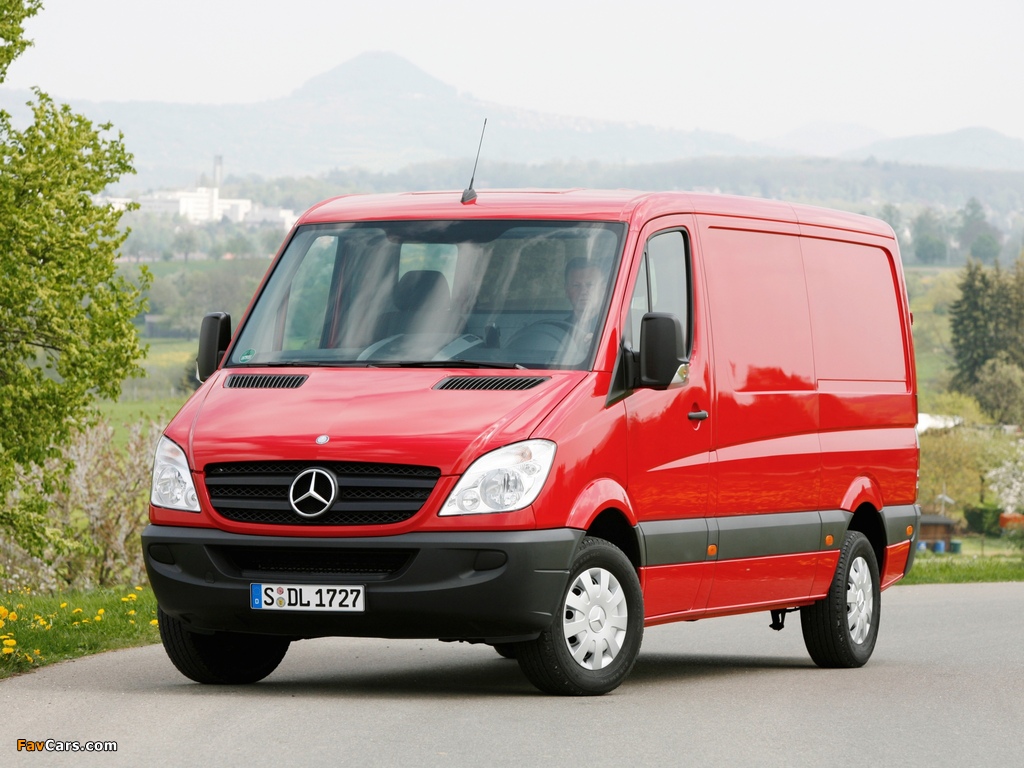 Mercedes-Benz Sprinter Van (W906) 2006–13 wallpapers (1024 x 768)