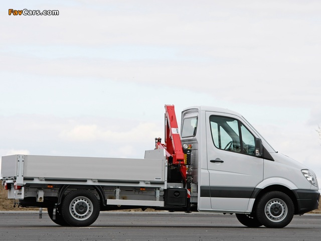 Mercedes-Benz Sprinter Dropside (W906) 2006–13 wallpapers (640 x 480)