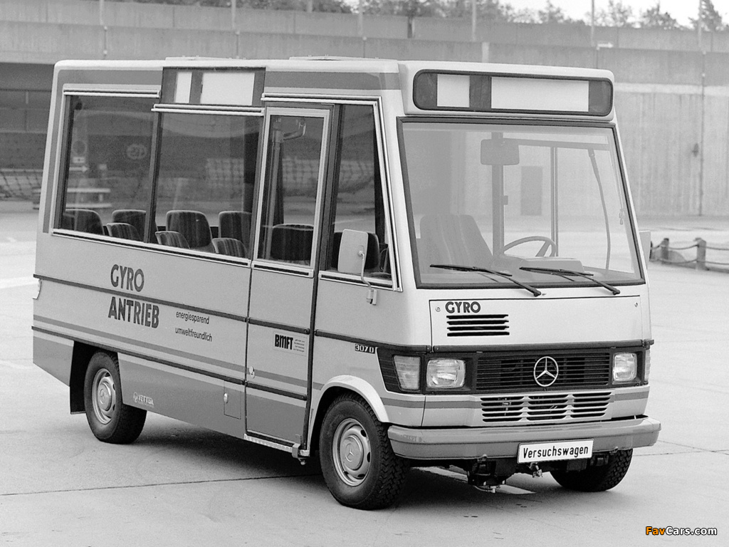 Mercedes-Benz T1 307D Bus Gyro Antrieb images (1024 x 768)