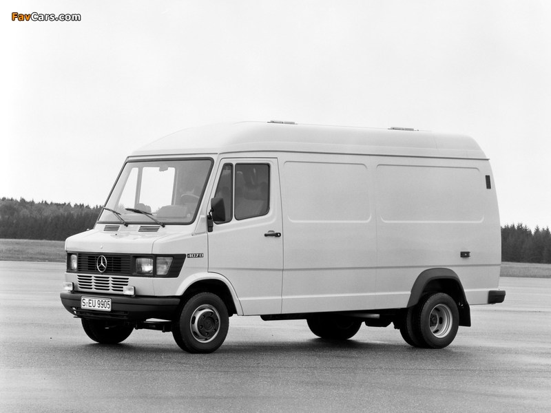Pictures of Mercedes-Benz T1 407D Kastenwagen mit Hochdach (611) 1981–89 (800 x 600)