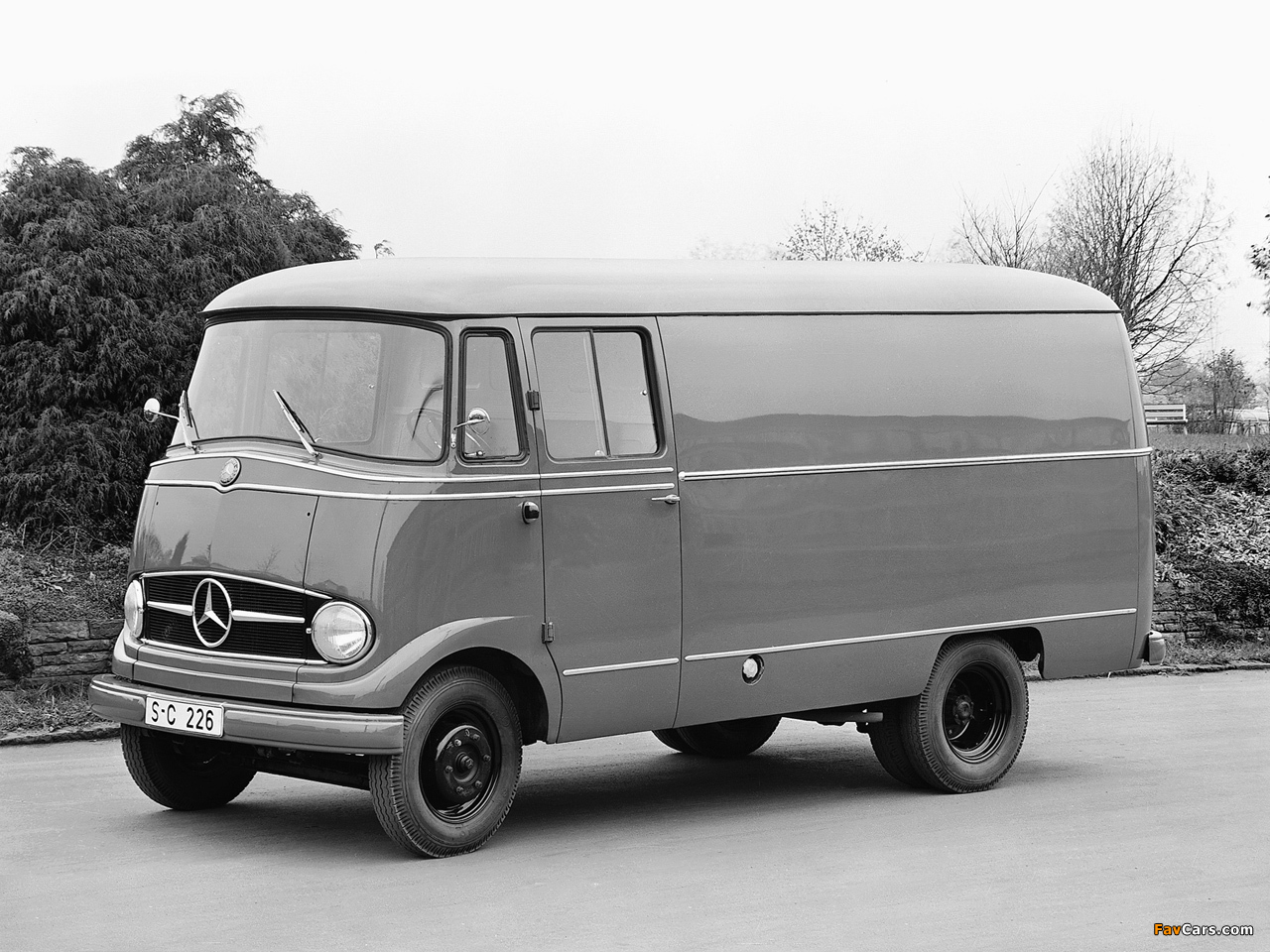 Mercedes-Benz Transporter Van (L319) 1955–67 wallpapers (1280 x 960)