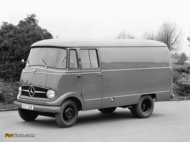 Mercedes-Benz Transporter Van (L319) 1955–67 wallpapers (640 x 480)