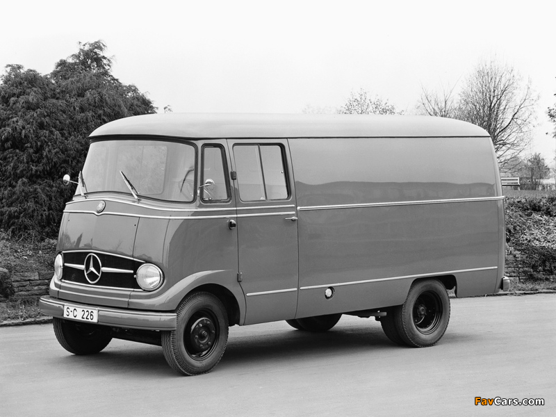 Mercedes-Benz Transporter Van (L319) 1955–67 wallpapers (800 x 600)