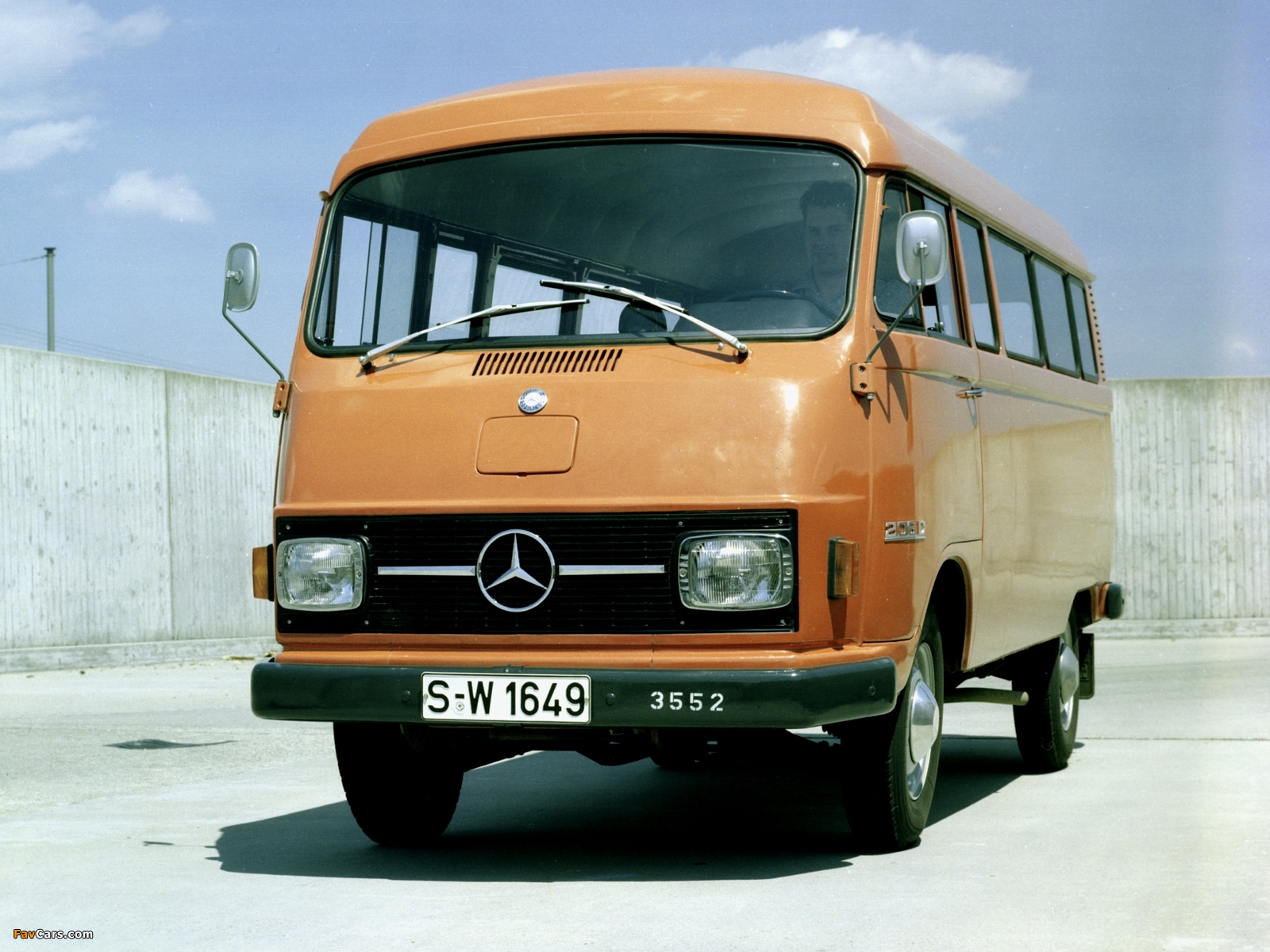 Mercedes-Benz Transporter (L206) 1970–75 wallpapers (1600 x 1200)