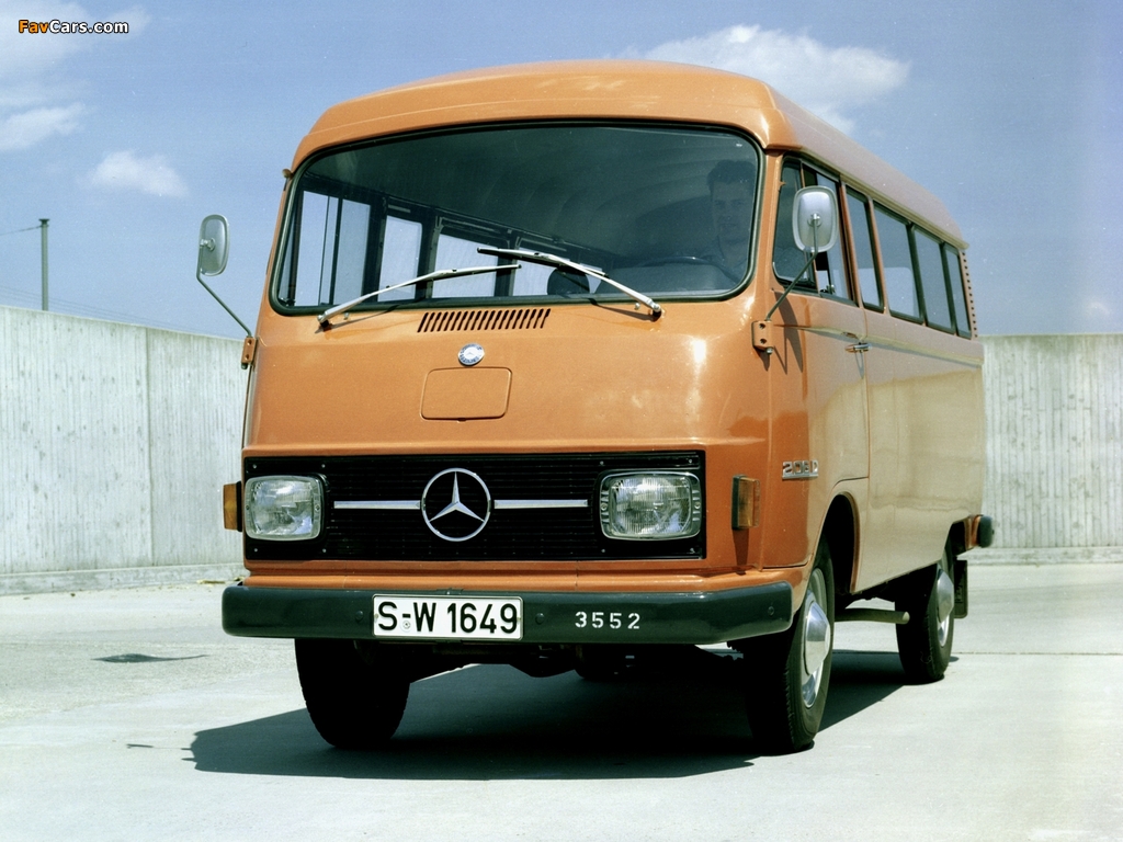 Mercedes-Benz Transporter (L206) 1970–75 wallpapers (1024 x 768)