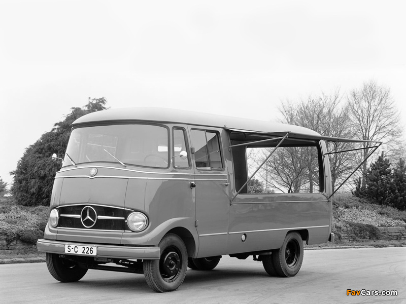 Photos of Mercedes-Benz Transporter Mobile-Shop (L319) 1957 (800 x 600)