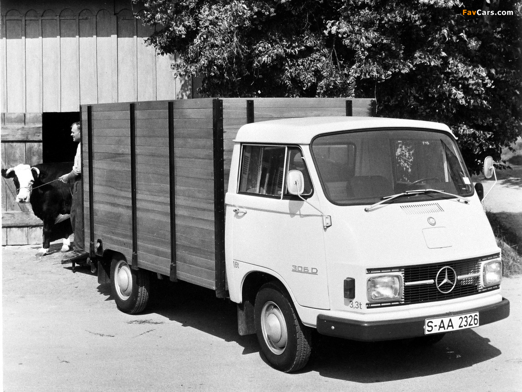 Mercedes-Benz Transporter (L306) 1970–75 wallpapers (1024 x 768)