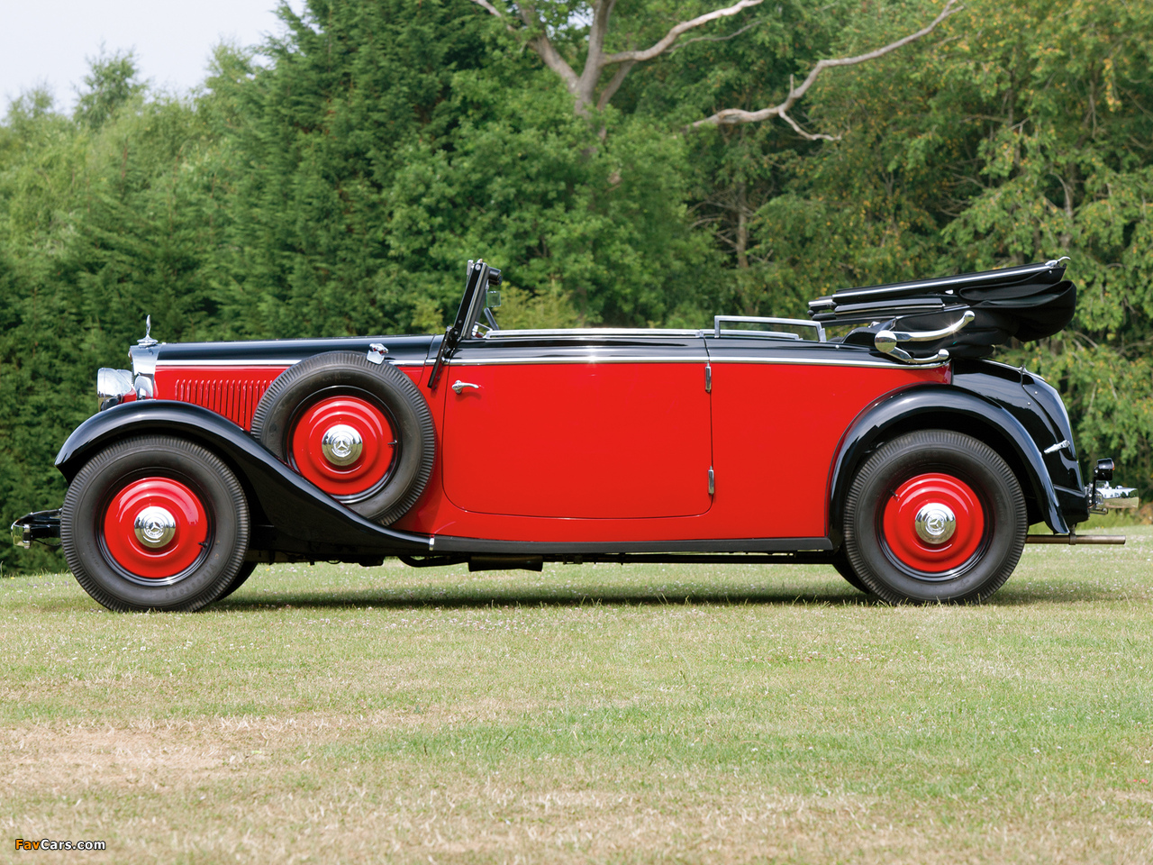 Mercedes-Benz 200 lang Cabriolet B (W21) 1933–36 photos (1280 x 960)