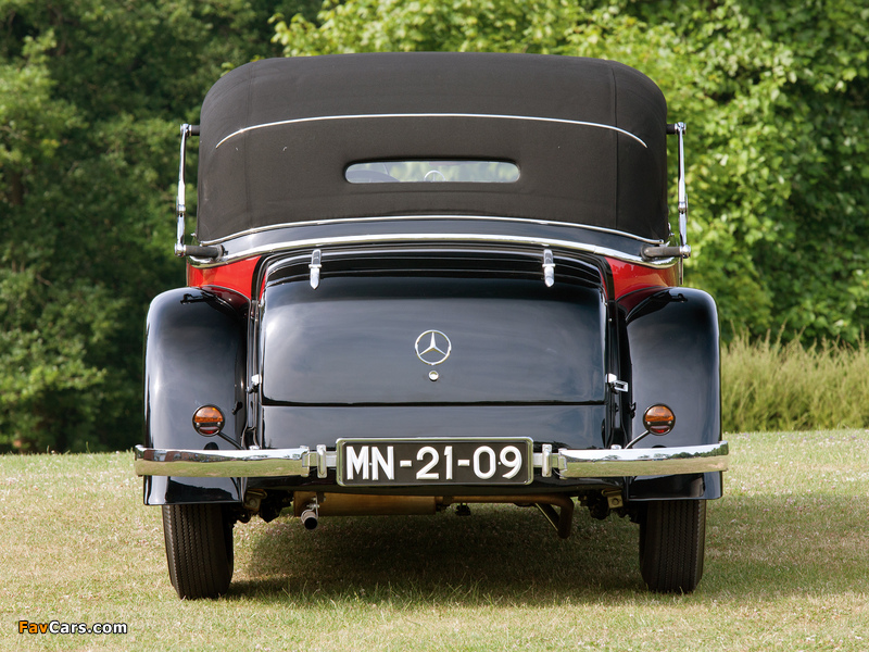 Mercedes-Benz 200 lang Cabriolet B (W21) 1933–36 pictures (800 x 600)