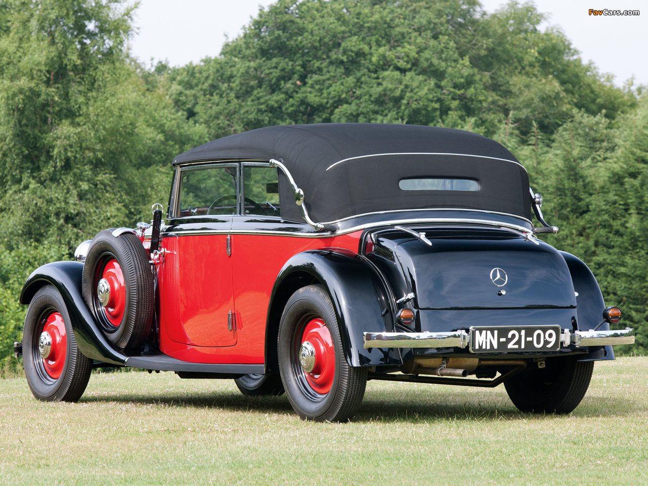 Mercedes-Benz 200 lang Cabriolet B (W21) 1933–36 pictures (1280 x 960)