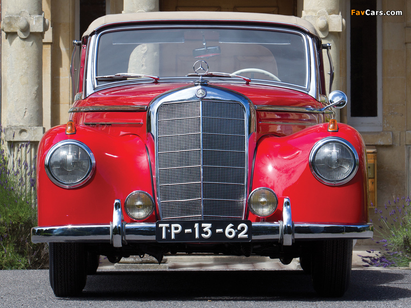 Images of Mercedes-Benz 220 Cabriolet A (W187) 1951–55 (800 x 600)