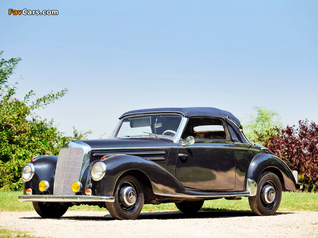 Images of Mercedes-Benz 220 Cabriolet A (W187) 1951–55 (640 x 480)