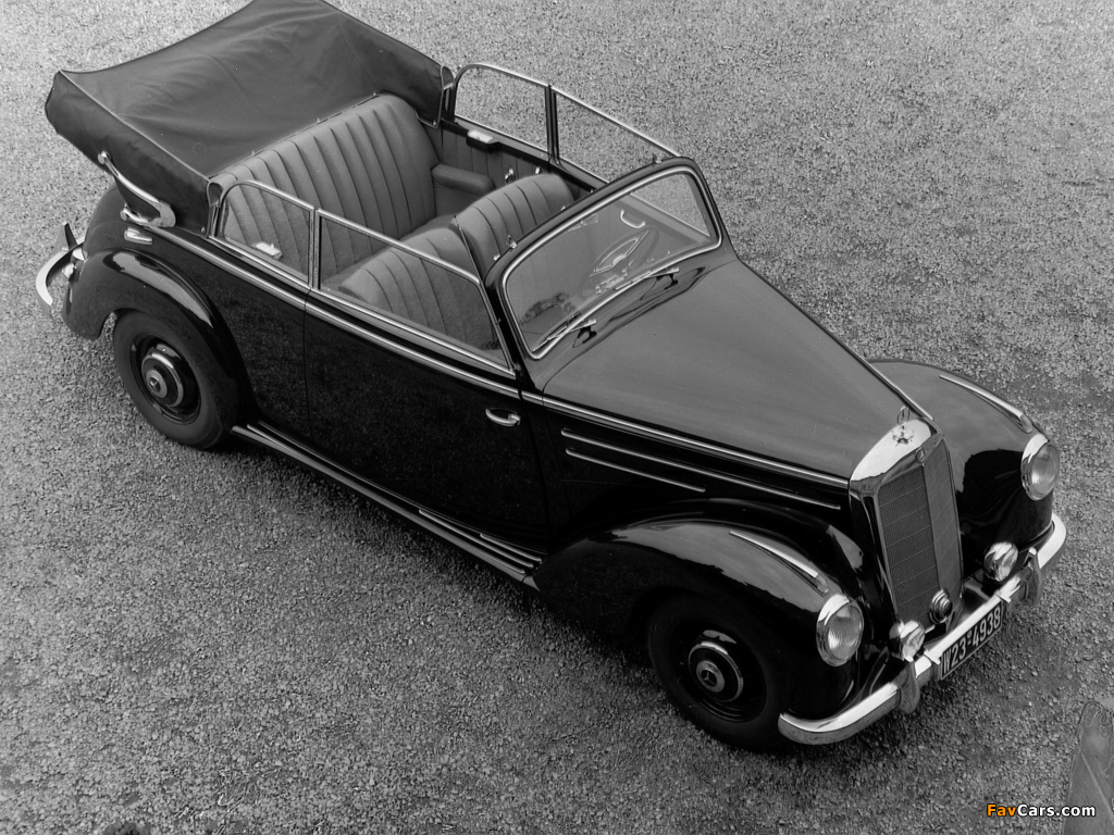 Images of Mercedes-Benz 220 Cabriolet B (W187) 1951–55 (1024 x 768)