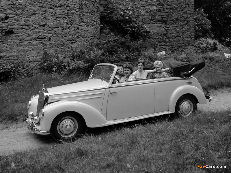 Mercedes-Benz 220 Cabriolet B (W187) 1951–55 images (800 x 600)