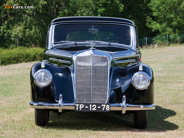Mercedes-Benz 220 Coupe (W187) 1954–55 images (640 x 480)