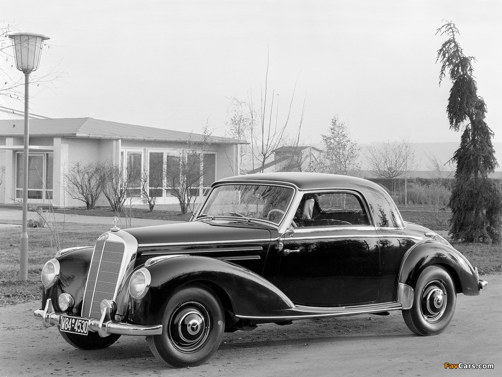 Mercedes-Benz 220 Coupe (W187) 1954–55 photos (1024 x 768)