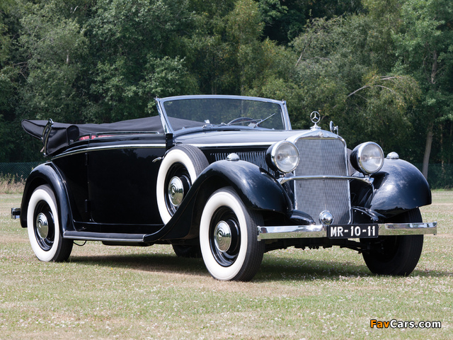 Mercedes-Benz 290 Cabriolet B (W18) 1933–37 pictures (640 x 480)