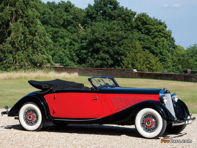 Mercedes-Benz 290 lang Cabriolet A (W18) 1934–37 photos (640 x 480)