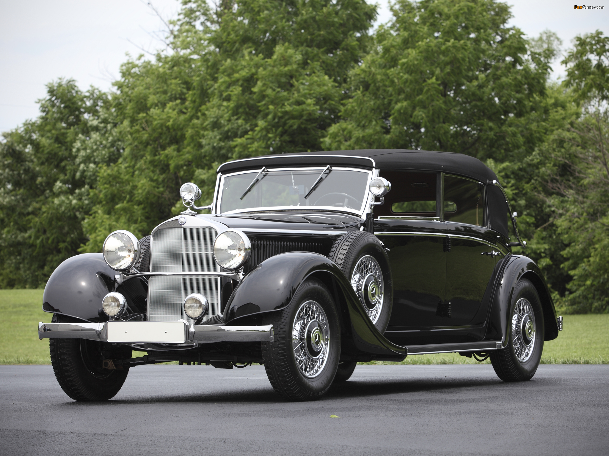Mercedes-Benz 290 Cabriolet D (W18) 1934–37 wallpapers (2048 x 1536)