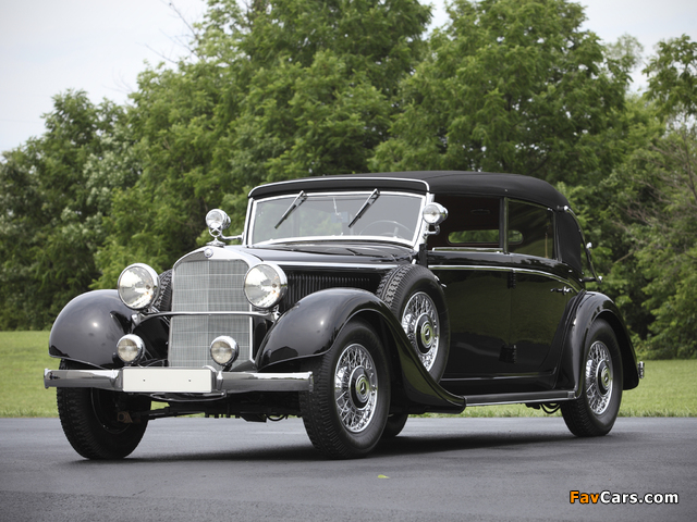 Mercedes-Benz 290 Cabriolet D (W18) 1934–37 wallpapers (640 x 480)