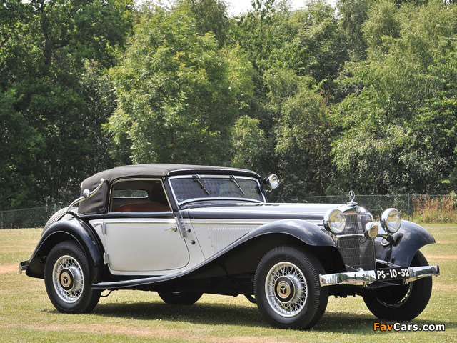 Mercedes-Benz 290 Cabriolet A (W18) 1933–37 wallpapers (640 x 480)