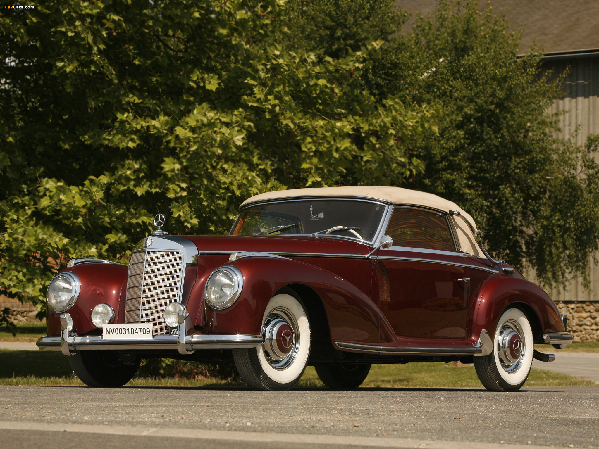 Mercedes-Benz 300S Cabriolet A (W188) 1952–55 pictures (2048 x 1536)