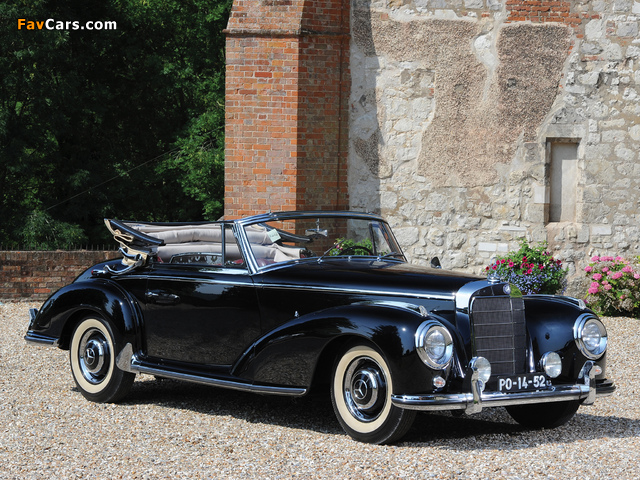 Mercedes-Benz 300S Cabriolet A (W188) 1952–55 wallpapers (640 x 480)