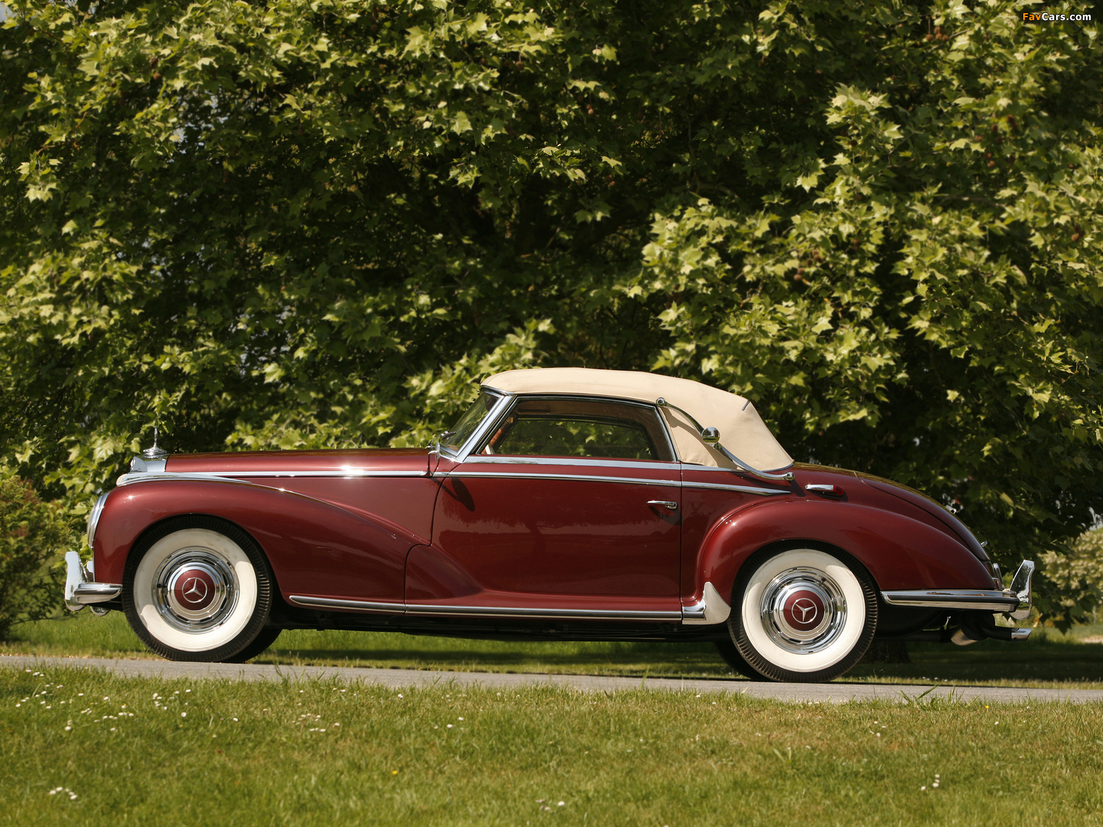 Mercedes-Benz 300S Cabriolet A (W188) 1952–55 wallpapers (1600 x 1200)