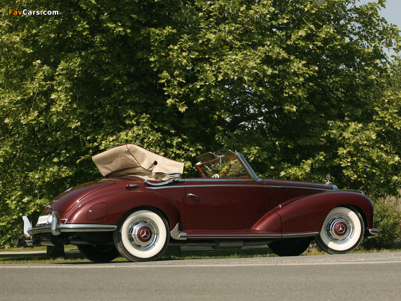 Mercedes-Benz 300S Cabriolet A (W188) 1952–55 wallpapers (800 x 600)