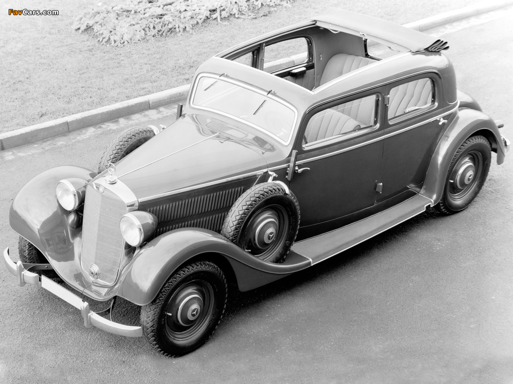 Mercedes-Benz 320 Limousine 1937–42 wallpapers (1024 x 768)