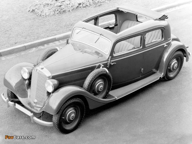 Mercedes-Benz 320 Limousine 1937–42 wallpapers (640 x 480)