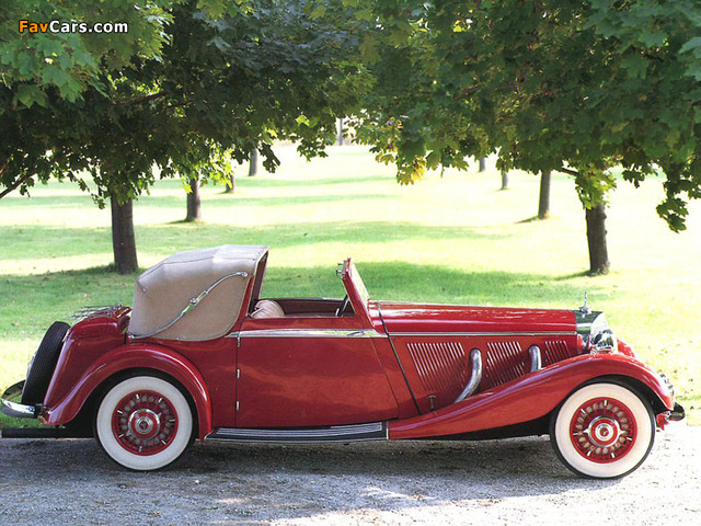 Images of Mercedes-Benz 500K Drophead Coupe by Corsica 1936 (640 x 480)