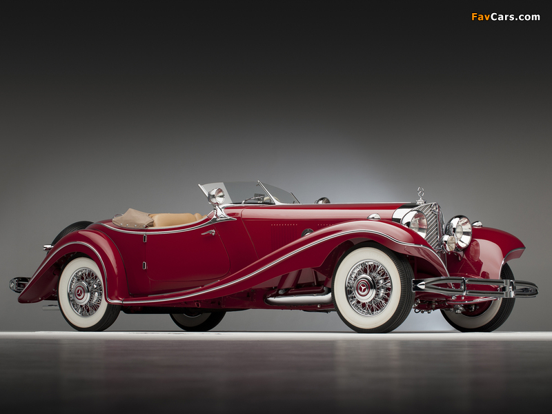 Mercedes-Benz 500K Roadster 1935–36 wallpapers (800 x 600)