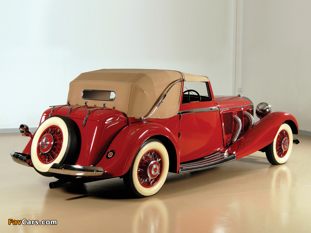 Mercedes-Benz 500K Drophead Coupe by Corsica 1936 wallpapers (640 x 480)