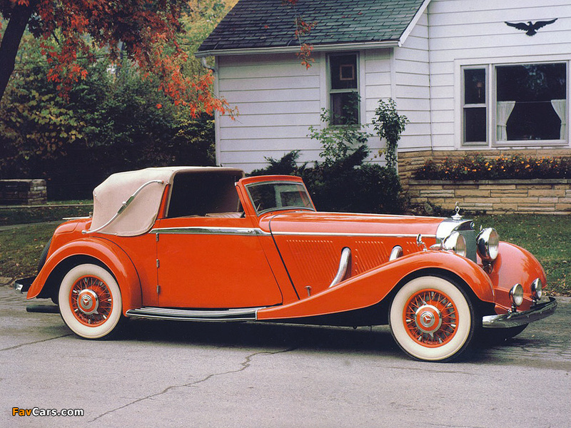 Mercedes-Benz 500K Drophead Coupe by Corsica 1936 wallpapers (800 x 600)
