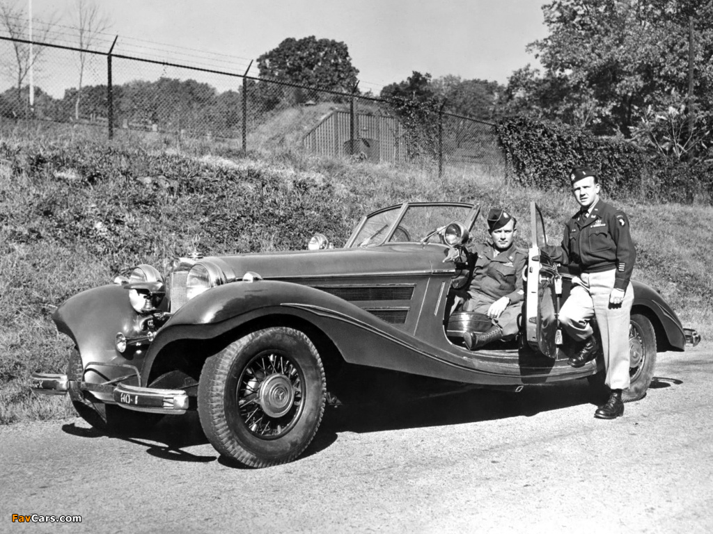 Mercedes-Benz 540K Special Roadster Blue Goose 1937 photos (1024 x 768)