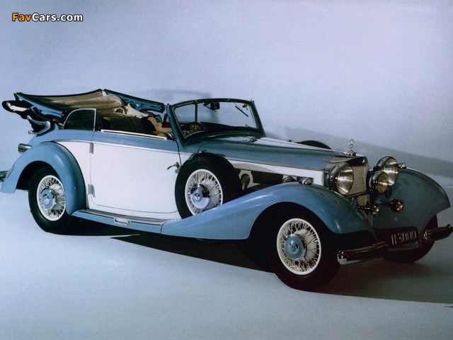 Mercedes-Benz 540K Cabriolet B 1937–38 pictures (640 x 480)