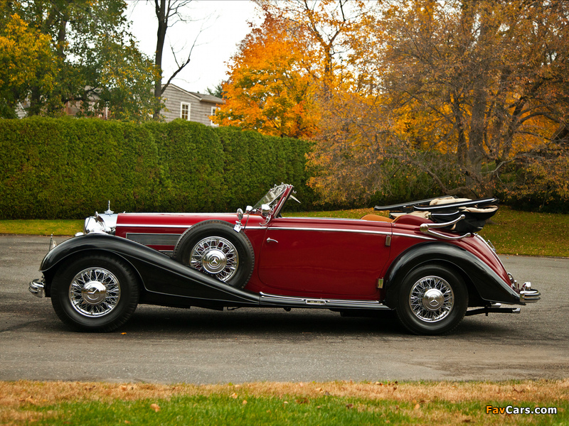 Mercedes-Benz 540K Cabriolet C 1937–38 pictures (800 x 600)