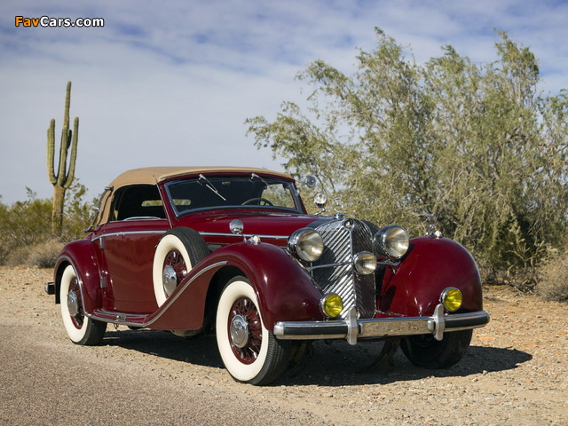 Mercedes-Benz 540K Cabriolet A 1937–38 pictures (640 x 480)