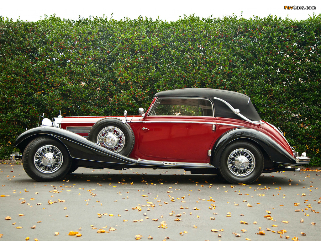 Mercedes-Benz 540K Cabriolet C 1937–38 wallpapers (1024 x 768)