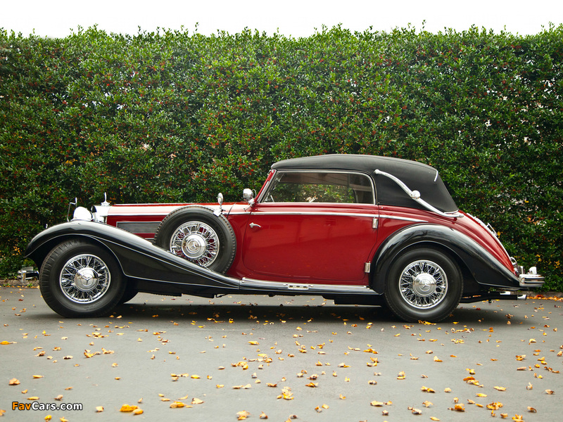 Mercedes-Benz 540K Cabriolet C 1937–38 wallpapers (800 x 600)