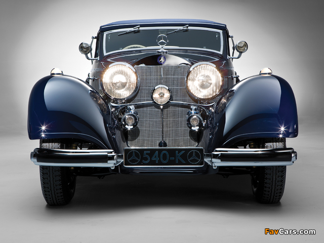 Photos of Mercedes-Benz 540K Cabriolet A (RHD) 1937–38 (640 x 480)