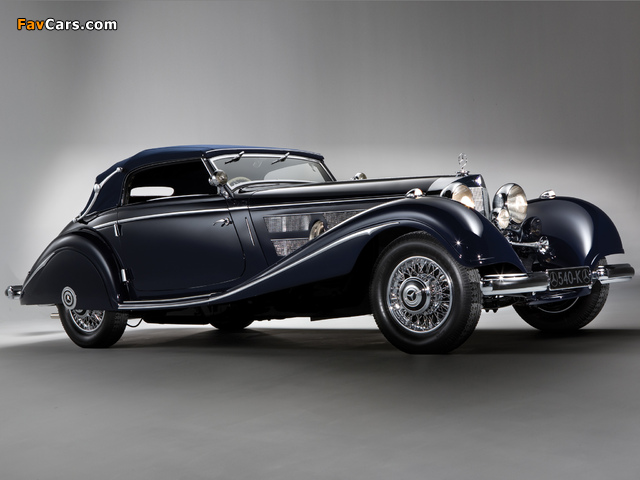 Pictures of Mercedes-Benz 540K Cabriolet A (RHD) 1937–38 (640 x 480)