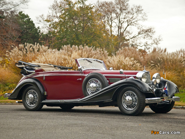 Pictures of Mercedes-Benz 540K Cabriolet C 1937–38 (640 x 480)