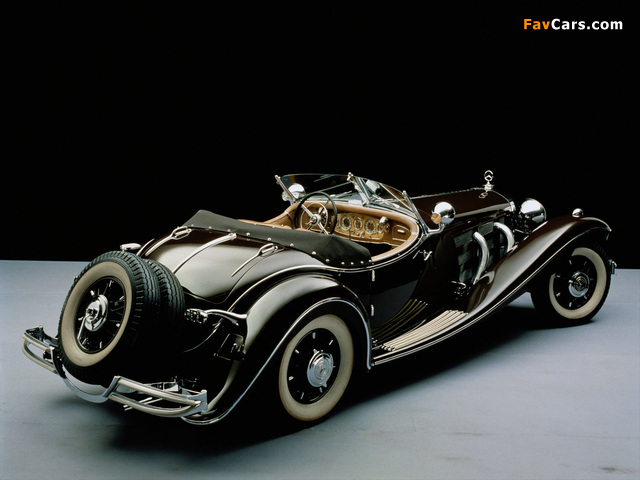 Mercedes-Benz 500K Roadster 1935–36 wallpapers (640 x 480)