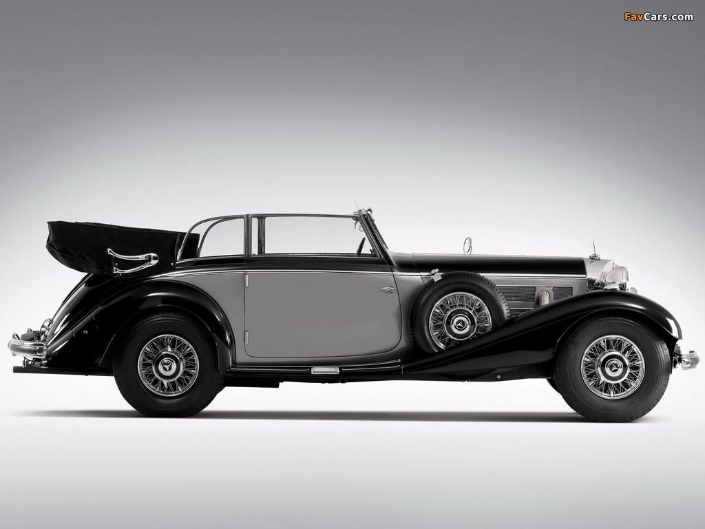 Mercedes-Benz 540K Cabriolet B 1937–38 wallpapers (1024 x 768)