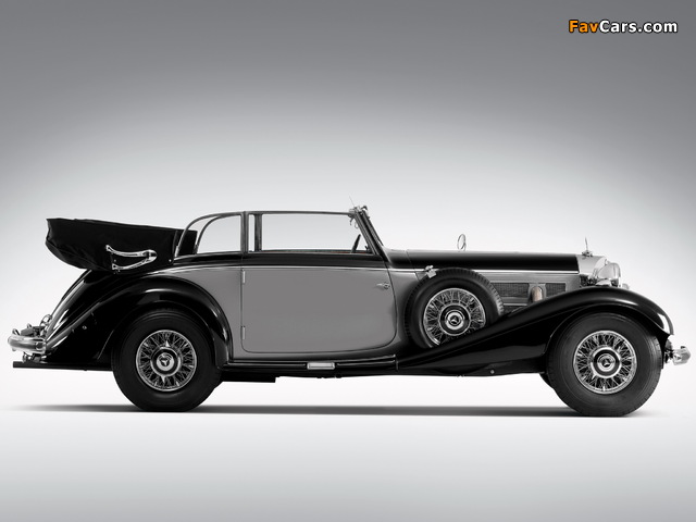 Mercedes-Benz 540K Cabriolet B 1937–38 wallpapers (640 x 480)