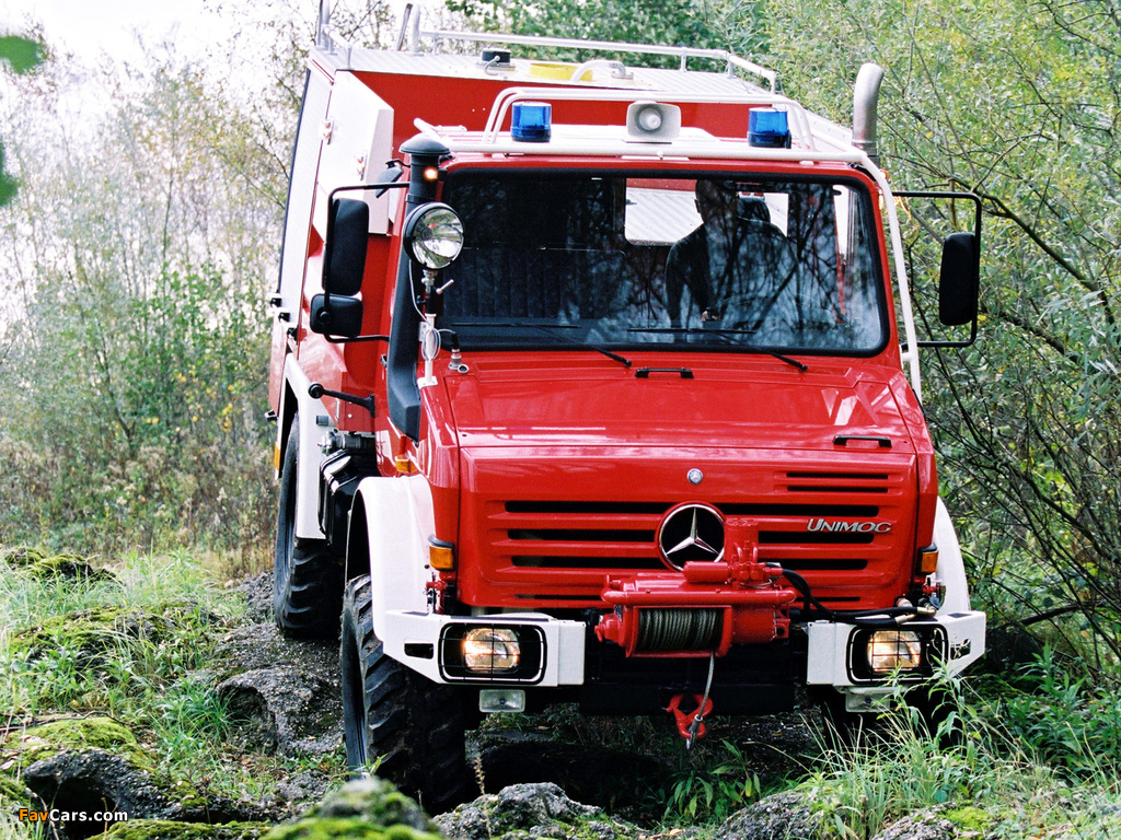 Mercedes-Benz Unimog U4000 Feuerwehr 2000–13 wallpapers (1024 x 768)