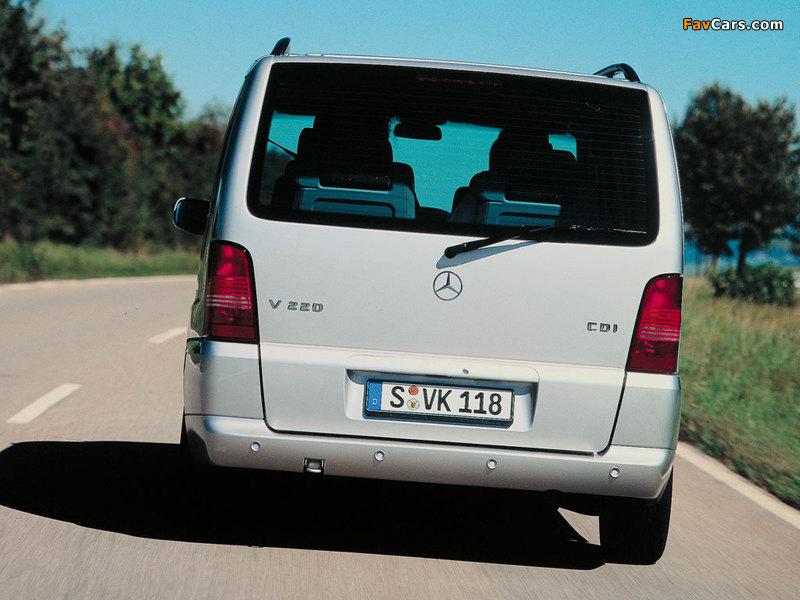 Mercedes-Benz V 220 CDI (W638/2) 1999–2003 pictures (800 x 600)